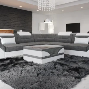 Webstoff Ecksofa Eterno L-Form (Symmetrisch) M Mini