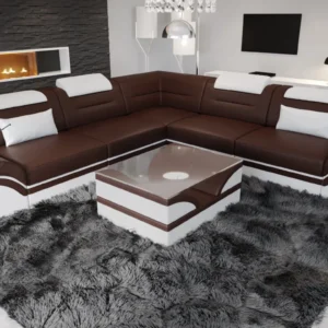 Büffelleder Ecksofa Eterno L-Form (Symmetrisch) M Mini