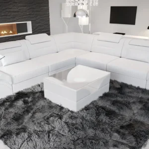Büffelleder Ecksofa Eterno L-Form (Symmetrisch) M Mini