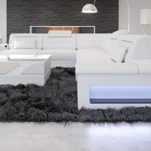 Büffelleder Ecksofa Eterno L-Form (Symmetrisch) M Mini