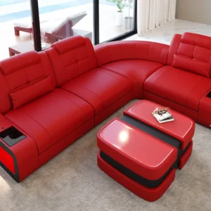 Echtleder Ecksofa Euphoria L-Form S Mini