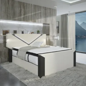 Boxspringbett Liora Webstoff