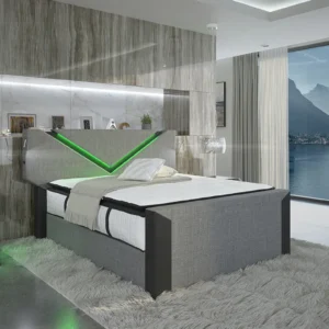 Boxspringbett Liora Webstoff