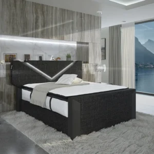 Boxspringbett Liora Webstoff