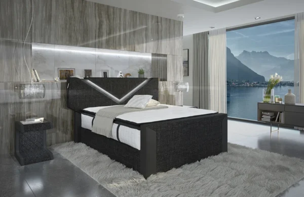 Boxspringbett Liora Webstoff – Bild 8