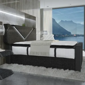 Boxspringbett Liora Webstoff