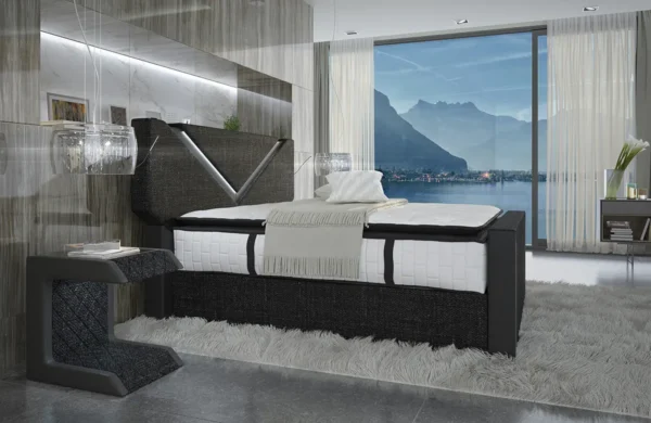 Boxspringbett Liora Webstoff – Bild 9