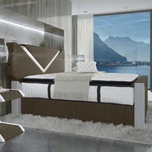 Boxspringbett Liora Webstoff