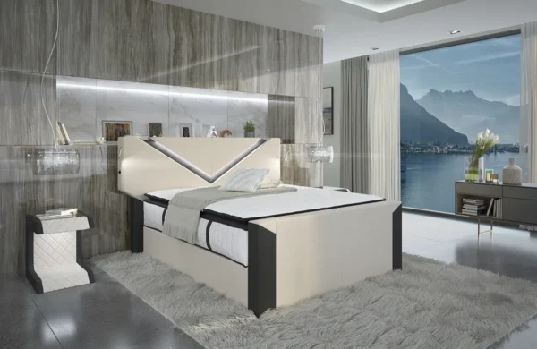 Boxspringbett Liora Mikrofaser – Bild 7