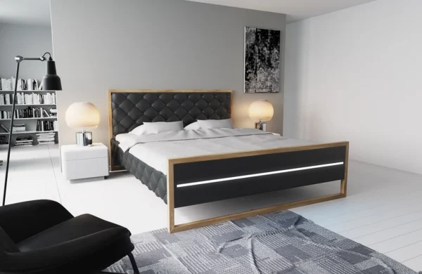 Designerbett Lucrezia Kunstleder – Bild 9