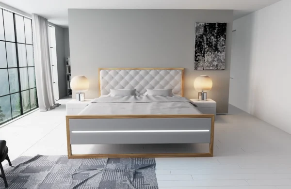 Designerbett Lucrezia Kunstleder – Bild 17