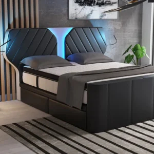 Boxspringbett Nirvana Echtleder