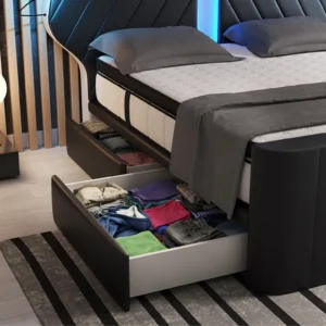 Boxspringbett Nirvana Echtleder