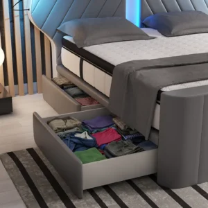 Boxspringbett Nirvana Echtleder