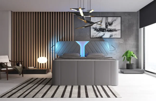Boxspringbett Nirvana Echtleder – Bild 18
