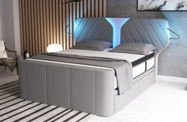Boxspringbett Nirvana Echtleder – Bild 19