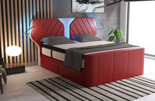 Boxspringbett Nirvana Echtleder – Bild 6