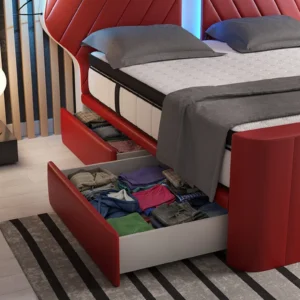 Boxspringbett Nirvana Echtleder