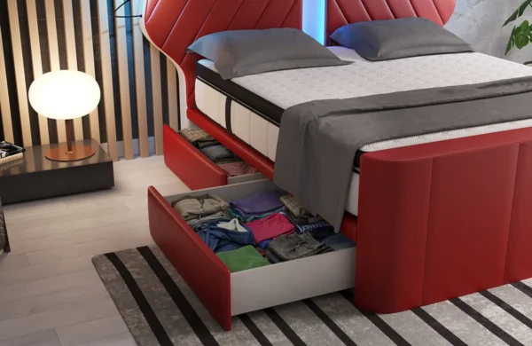 Boxspringbett Nirvana Echtleder – Bild 7