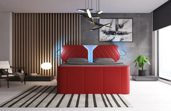 Boxspringbett Nirvana Echtleder – Bild 8