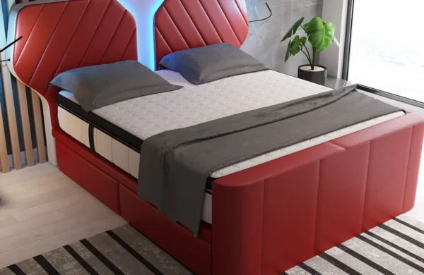 Boxspringbett Nirvana Echtleder – Bild 10