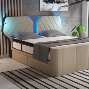 Boxspringbett Nirvana Echtleder