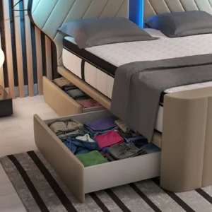 Boxspringbett Nirvana Echtleder