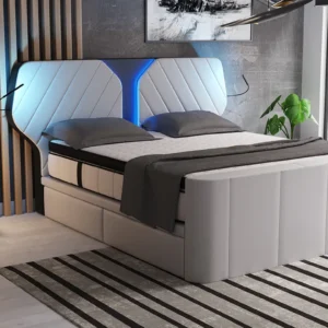 Boxspringbett Nirvana Echtleder