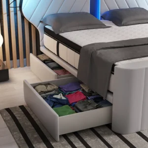 Boxspringbett Nirvana Echtleder