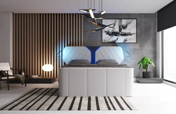 Boxspringbett Nirvana Echtleder – Bild 23