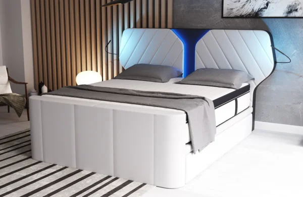 Boxspringbett Nirvana Echtleder – Bild 24