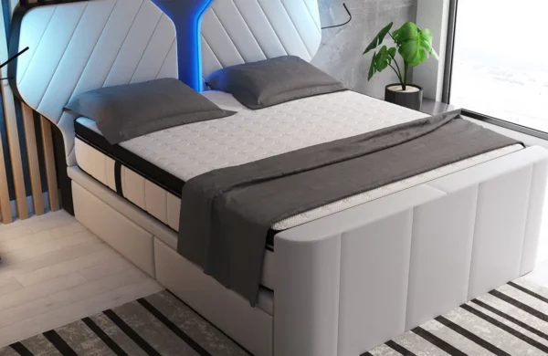 Boxspringbett Nirvana Echtleder – Bild 25