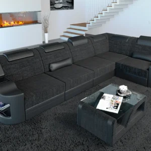 Webstoff Ecksofa Prestivo L-Form M