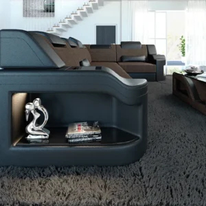 Webstoff Ecksofa Prestivo L-Form M
