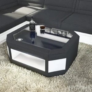 Mikrofaser Couchtisch Prospero
