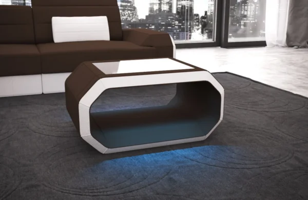 Mikrofaser Couchtisch Regalia – Bild 6