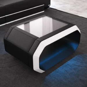 Echtleder Couchtisch Regalia
