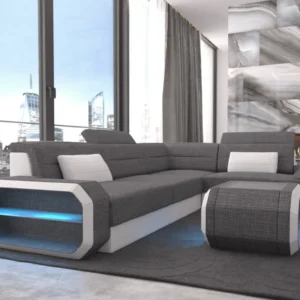 Webstoff Ecksofa Regalia L-Form S Mini
