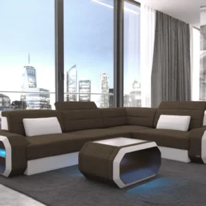 Webstoff Ecksofa Regalia L-Form S Mini