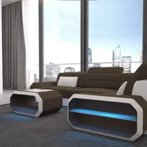 Webstoff Ecksofa Regalia L-Form S Mini