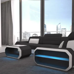 Mikrofaser Ecksofa Regalia L-Form S Mini