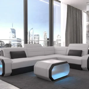 Mikrofaser Ecksofa Regalia L-Form S Mini