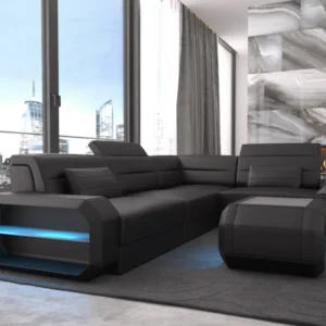 Echtleder Ecksofa Regalia L-Form S Mini