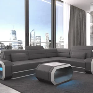 Echtleder Ecksofa Regalia L-Form S Mini