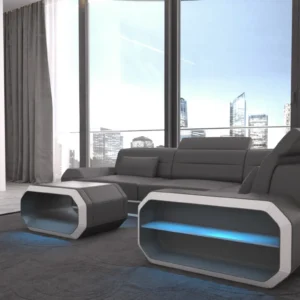 Echtleder Ecksofa Regalia L-Form S Mini