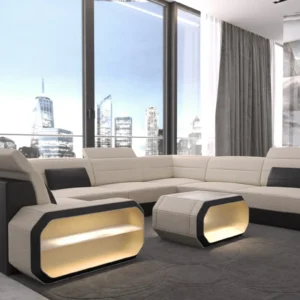 Webstoff Wohnlandschaft Regalia U-Form XL