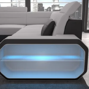 Mikrofaser Wohnlandschaft Regalia U-Form XL Mini