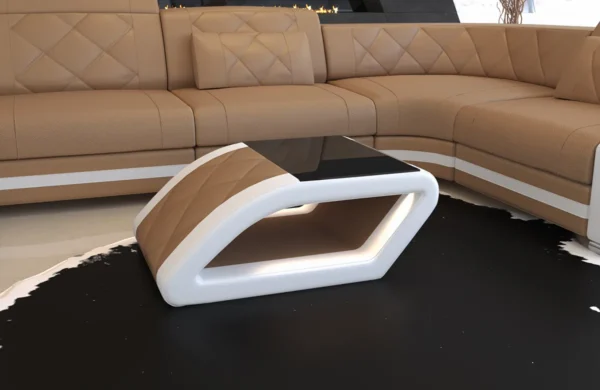 Büffelleder Couchtisch Sierra – Bild 2