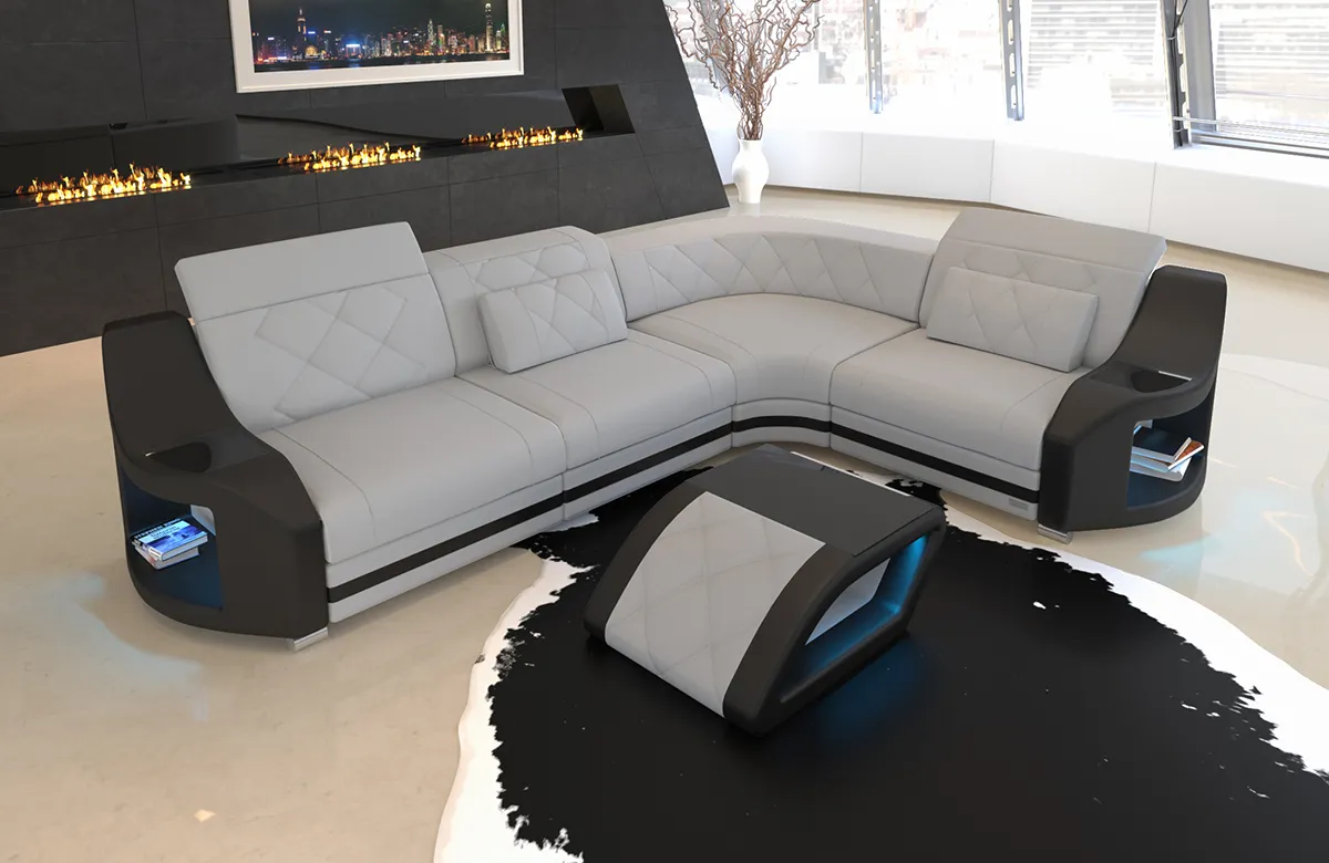 Mikrofaser Ecksofa Sierra L-Form S Mini