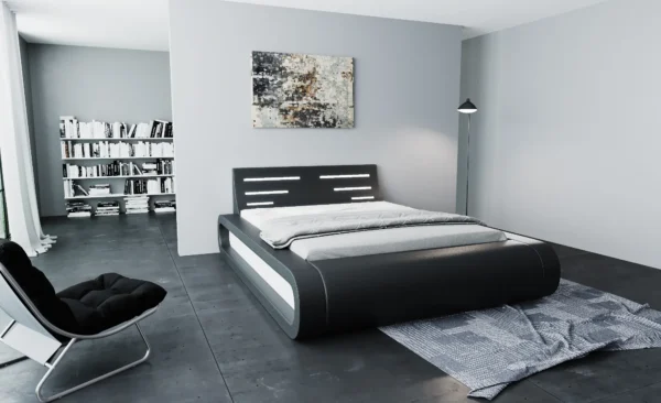 Designerbett Solana Kunstleder – Bild 6